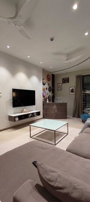 Living Room in 3 BHK Apartment at Lodha The Park, Worli – for Rent