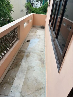 Balcony in 2 BHK Builder Floor at Sector 15 – for Rent