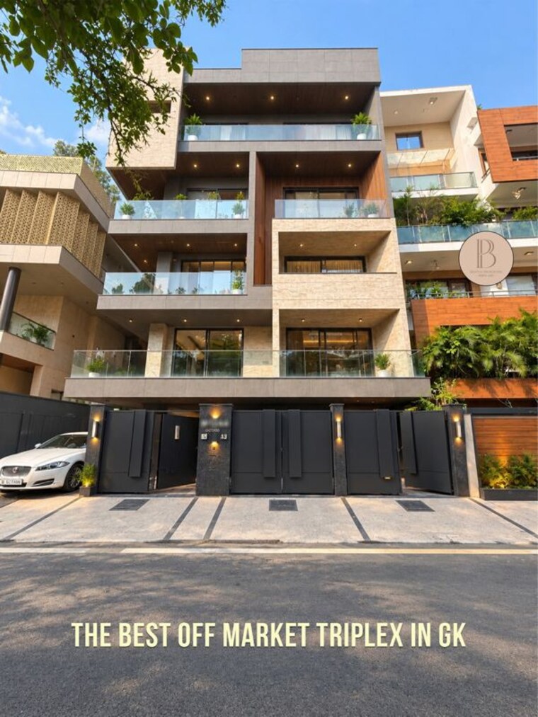 Exterior View, panchsheel park 4 Bedroom 600 Sq.Yd. Builder Floor In Panchsheel Park Delhi 10674549