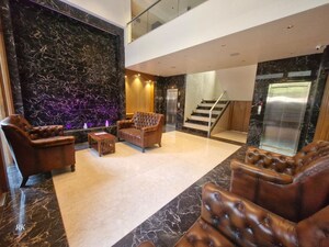 Living Room in 3 BHK Apartment at Level Pali Vintage, Khar West – for Rent