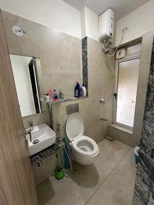 Bathroom in 1 BHK Apartment at Lokhandwala Complex, Andheri West – for Rent