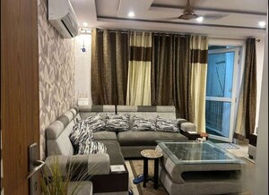Living Room in 3 BHK Apartment at Rishita Manhattan, Gomti Nagar – for Rent