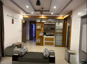 Living Room in 3 BHK Apartment at Rishita Manhattan, Gomti Nagar – for Rent