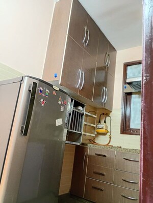 Kitchen in 2 BHK Builder Floor at Malviya Nagar – for Rent