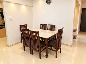 Dining area in 3 BHK Apartment at Kanchan Osian One and Only, Koregaon Park – for Rent