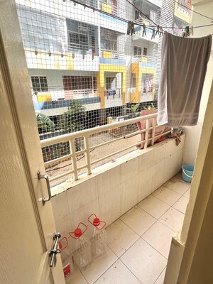 Balcony in 1 BHK Apartment at Vasavi Tejus, Electronic City Phase I – for Rent