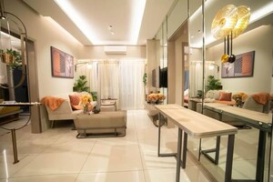 Kitchen in 2.5 BHK Apartment at Provident Palmvista, Daighar Gaon – for Sale