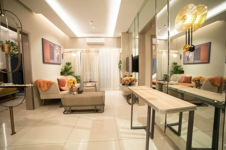 Kitchen, provident-palmvista 2.5 Bedroom 764 Sq.Ft. Apartment In Daighar Gaon Thane 10674834
