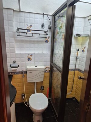 Bathroom in 3 BHK Apartment at Silver Ark, Santacruz West – for Sale