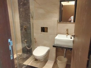 Bathroom in 3 BHK Apartment at Khar West – for Rent
