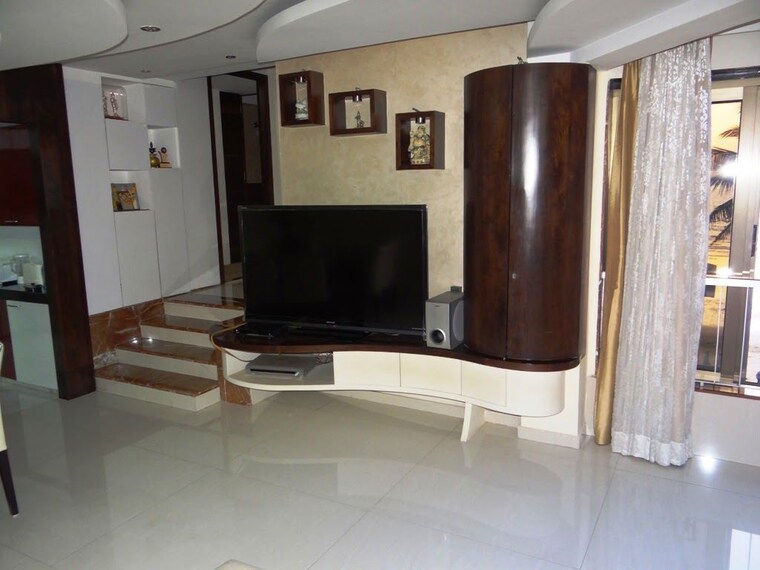 Living Room, juhu-pearl 3 Bedroom 1800 Sq.Ft. Apartment In Juhu Mumbai 10674873