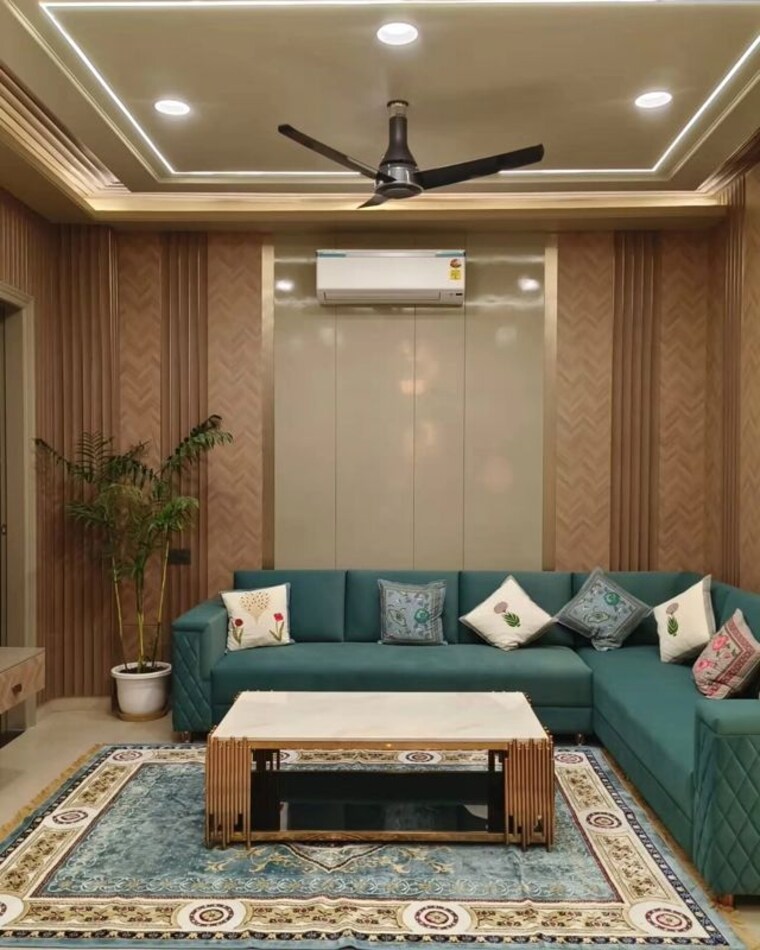 Living Room, dashrath puri 2 Bedroom 600 Sq.Ft. Builder Floor In Dashrath Puri Delhi 10674871