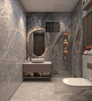 Bathroom in 2 BHK Builder Floor at Dashrath Puri – for Sale