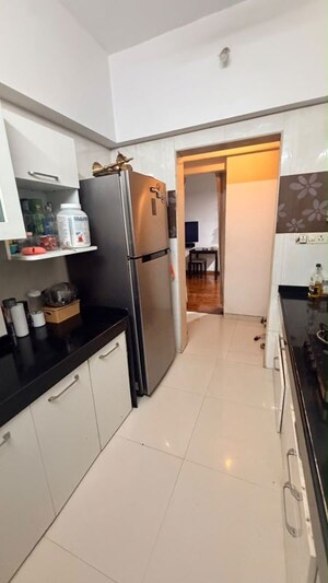 Kitchen in 1.5 BHK Apartment at Sunshine Samriddhi Garden, Bhandup West – for Rent