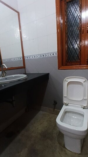 Bathroom in 2 BHK Builder Floor at Lajpat Nagar – for Rent