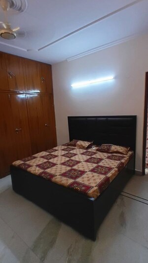 Bedroom in 2 BHK Builder Floor at Lajpat Nagar – for Rent