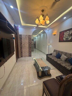 Living Room in 2 BHK Builder Floor at Lajpat Nagar – for Rent