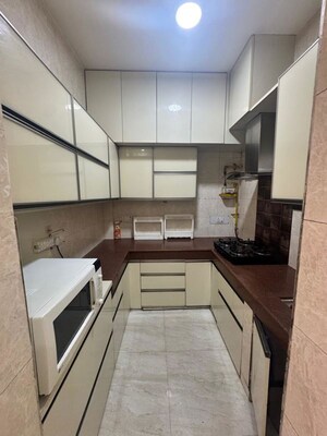Kitchen in 2 BHK Builder Floor at Lajpat Nagar – for Rent