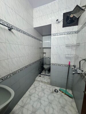 Bathroom in 2 BHK Builder Floor at Lajpat Nagar – for Rent