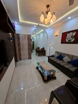 Living Room in 2 BHK Builder Floor at Lajpat Nagar – for Rent
