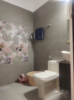 Bathroom in 3 BHK Builder Floor at East Of Kailash – for Sale