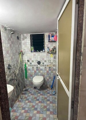 Bathroom in 1 BHK Apartment at Himalaya CHS Thane, Thane West – for Rent