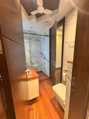 Bathroom in 3 BHK Builder Floor at Hemkunt Colony – for Sale