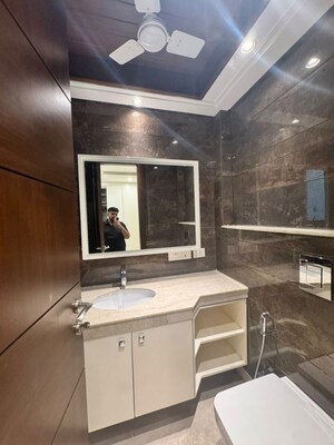 Kitchen in 3 BHK Builder Floor at Hemkunt Colony – for Sale