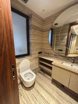 Bathroom in 4 BHK Builder Floor at Greater Kailash ii – for Rent