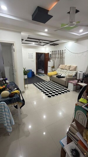 Living Room in 3 BHK Apartment at Jains Carlton Creek, Manikonda – for Sale