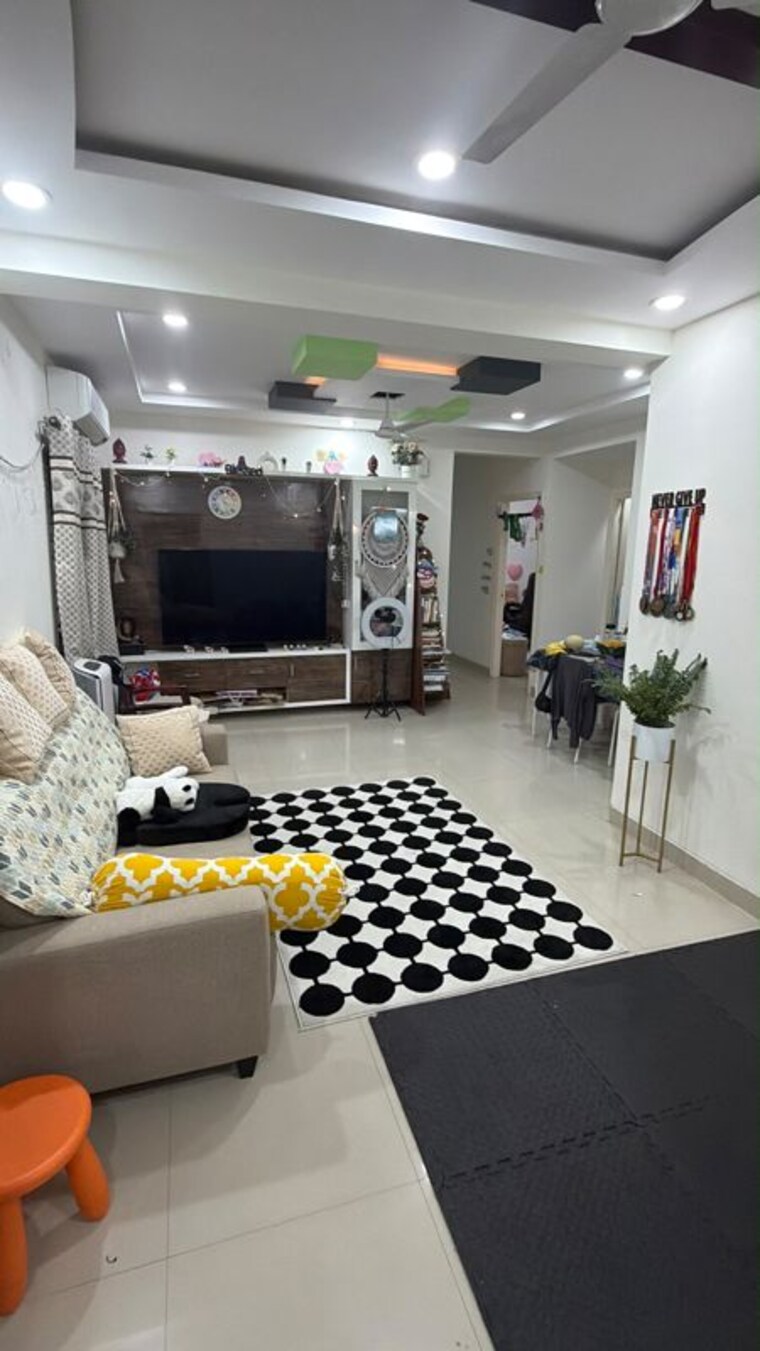 Living Room, jains-carlton-creek 3 Bedroom 1380 Sq.Ft. Apartment In Manikonda Hyderabad 10674994