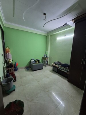 Living Room in 3 BHK Builder Floor at Maan Heights, Gaur City 1 – for Rent