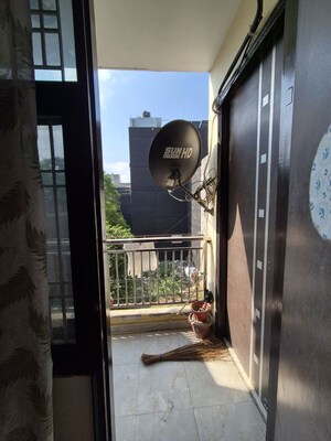 Balcony in 3 BHK Builder Floor at Maan Heights, Gaur City 1 – for Rent