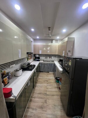 Kitchen in 4 BHK Builder Floor at Nehru Enclave – for Rent