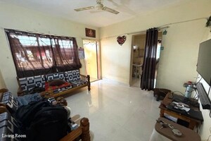 Living Room in 1 BHK Apartment at Spring Glory Co-Operative Society, Kharadi – for Rent