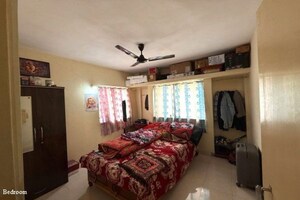 Bedroom in 1 BHK Apartment at Spring Glory Co-Operative Society, Kharadi – for Rent
