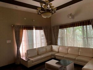 Living Room in 4 BHK Villa at Gandipet – for Rent