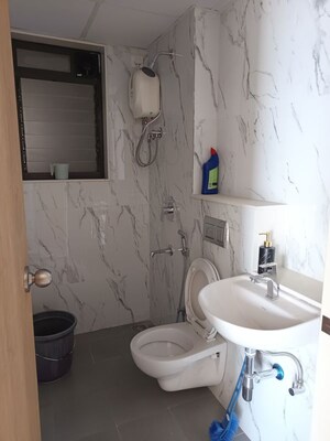 Bathroom in 2 BHK Apartment at Lodha Codename Premier, Dombivli East – for Rent