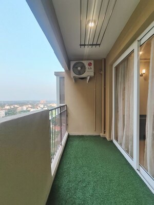 Building Lobby in 2 BHK Apartment at Bhartiya City Nikoo Homes II, Thanisandra Main Road – for Rent