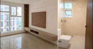 Bathroom in 2 BHK Apartment at Omaxe Hazratganj Residency, Gomti Nagar – for Rent