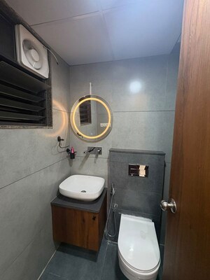 Bathroom in 3 BHK Apartment at Zundal – for Rent