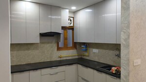 Kitchen in 3 BHK Apartment at Palm Residency Chhatarpur, Chattarpur – for Rent