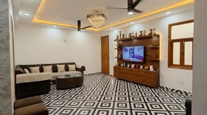 Living Room in 3 BHK Apartment at Palm Residency Chhatarpur, Chattarpur – for Rent
