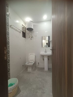 Bathroom in 3 BHK Builder Floor at Panchsheel Vihar – for Rent