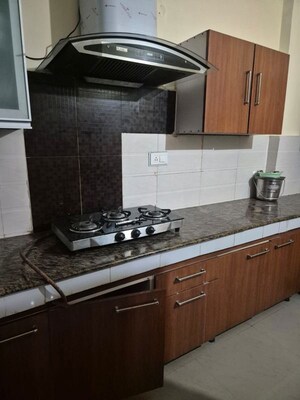 Kitchen in 3 BHK Apartment at Surya Towers Zirakpur, Lohgarh – for Rent