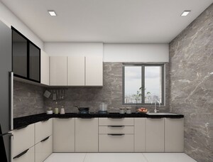 Kitchen in 3 BHK Apartment at DGS Sheetal Regalia, Borivali East – for Rent