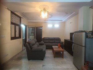 Living Room in 3 BHK Builder Floor at Malviya Nagar – for Rent