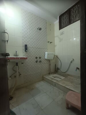 Bathroom in 3 BHK Builder Floor at Malviya Nagar – for Rent