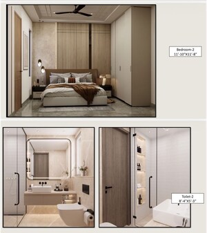 Kitchen in 3 BHK Builder Floor at NKV Golden Avenue, Sohna Sector 35 – for Sale