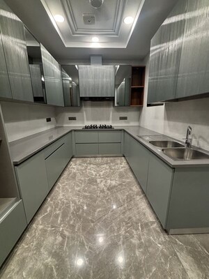 Kitchen in 3 BHK Builder Floor at Greater Kailash ii – for Sale